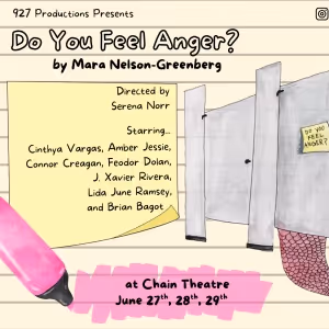 927 Productions To Present DO YOU FEEL ANGER?