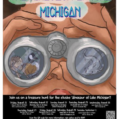 THE DINOSAUR OF LAKE MICHIGAN to Bring Kerfuffle and Rabbit Foot Puppetry to Chicago Parks
