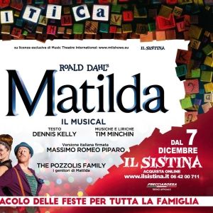 Previews: MATILDA al TEATRO SISTINA