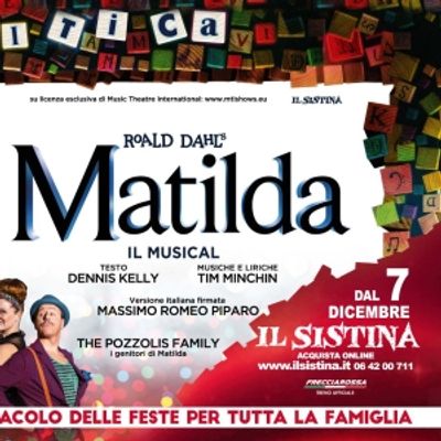 Previews: MATILDA al TEATRO SISTINA