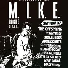 THE OFFSPRING, PENNYWISE, CIRCLE JERKS to Perform Mike Roche Benefit