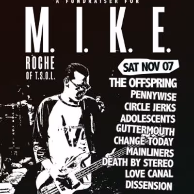 THE OFFSPRING, PENNYWISE, CIRCLE JERKS to Perform Mike Roche Benefit