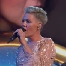 VIDEO: P!NK Pays Tribute to Olivia Newton-John Singing 'Hopelessly Devoted to You' on