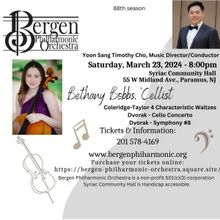 Bergen Philharmonic's 88th Season to Continue with Second Concert in March