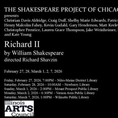 Shakespeare Project Of Chicago to Present Free Performances Of RICHARD II