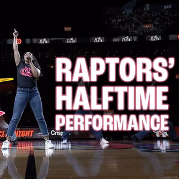 Video: & JULIET Toronto Company Performs Raptors Game Halftime Show - Toronto Theater Video