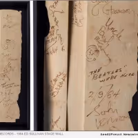Historical Artifact From THE BEATLES On The Ed Sullivan Show Hits The Music…