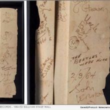 Historical Artifact From THE BEATLES On The Ed Sullivan Show Hits The Music Collectib