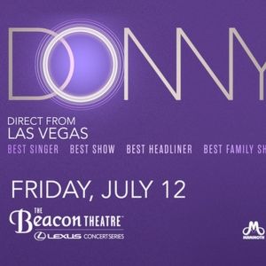 Special Offer: DONNY OSMOND at Beacon Theatre