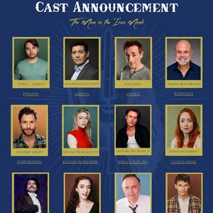 Cast Set for THE MAN IN THE IRON MASK Musical NYC Reading