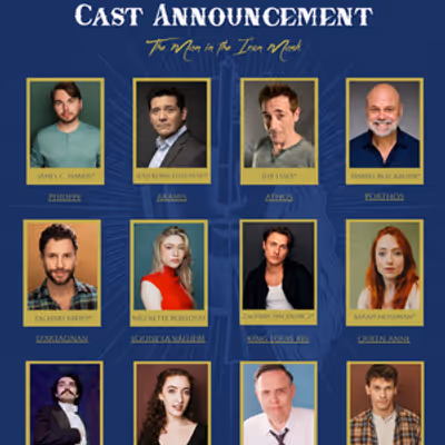 Cast Set for THE MAN IN THE IRON MASK Musical NYC Reading
