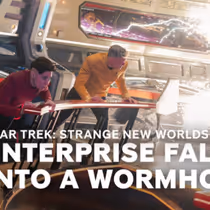 STRANGE NEW WORLDS Clip: Enterprise Crew Scrambles After a Wormhole Hit