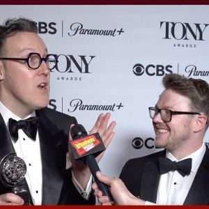 Video: Dane Laffrey and George Reeve Celebrate Tony Win for Best Scenic Design of a…