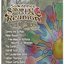 The 4th Annual Suwannee Spring Reunion Announces Initial Lineup