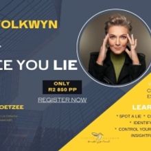 Lizette Volkwyn Presents I CAN SEE YOU LIE at Centurion Golf Club Country Estate