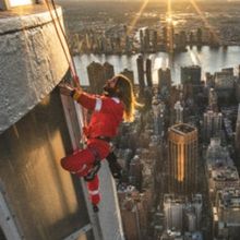 Jared Leto Climbs Empire State Building To Celebrate The Launch Of Thirty Seconds To Mars' 2024 Global Tour