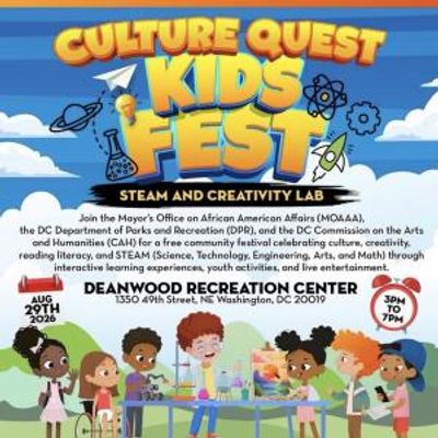 CULTURE QUEST KIDS FEST to Bring STEAM, Arts to DC's Ward 7