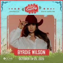 Byrdie Wilson To Perform At Greenville Country Music Festival October 25