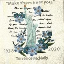 Terrence McNally Memorialized In California 8th Grade Student's 'Covid Memorial Quilt