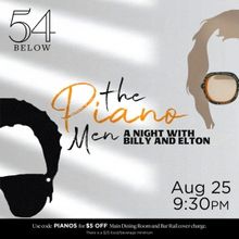 THE PIANO MEN Announced At 54 Below In August