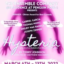 Olivier-Winning Hit HYSTERIA To Open At The Ensemble Company