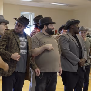 Video: Kyle Taylor Parker & More Rehearse 'The Oldest Established' From GUYS AND…