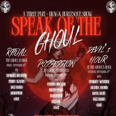 Review: SPEAK OF THE GHOUL at Birdie's Cabaret Theater & Lounge in North Little Rock