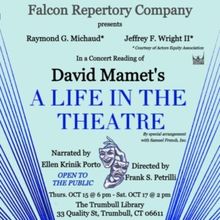 Previews: A LIFE IN THE THEATRE at Trumbull Library Community Room