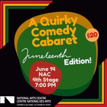 Review: A QUIRKY COMEDY CABARET at the NAC's Fourth Stage