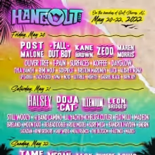 Hangout Music Festival Announces 2022 Lineup With Post Malone, Tame Impala, Halsey & 