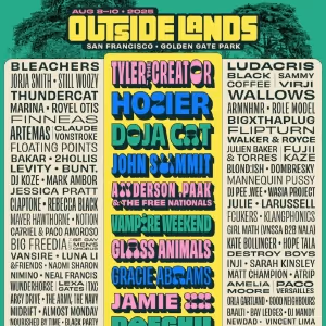 Outside Lands Reveals 2025 Festival Lineup: Tyler, The Creator, Hozier, & More