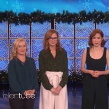 VIDEO: Jenna Fisher, Angela Kinsey, and Ellie Kemper Play Heads Up on THE ELLEN SHOW