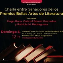 Ganadores De Premios Bellas Artes De Literatura Compartirán Procesos Creativos Y Sus