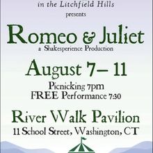 Shakespeare In The Litchfield Hill Returns With ROMEO AND JULIET