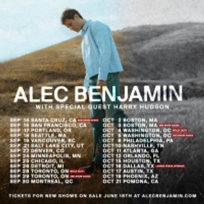 Alec Benjamin Announces Additional North American Tour Dates