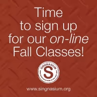 Singnasium Announces Online Fall Class Lineup With Nikki M. James, Michael Kilgore…