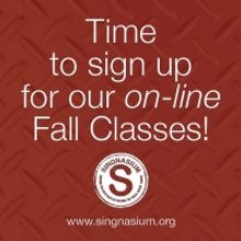Singnasium Announces Online Fall Class Lineup With Nikki M. James, Michael Kilgore, K