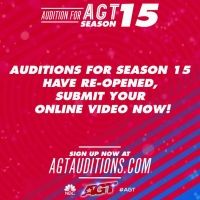AMERICA'S GOT TALENT Season 15 Auditions Re-Open Online