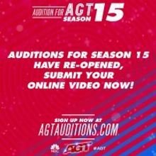 AMERICA'S GOT TALENT Season 15 Auditions Re-Open Online