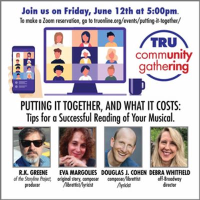 Theater Resources Unlimited to Host Zoom Session on Staging a Successful Musical Reading