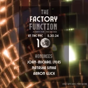 Musical Theatre Factory to Honor John-Michael Lyles & More 10th Anniversary Gala