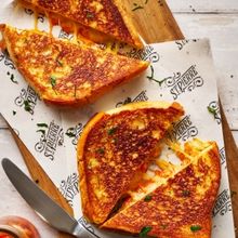 ST PIERRE'S BRIOCHE for National Grilled Cheese Day on 4/12