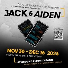 Cast for World Premiere of JACK & AIDEN at Ground Floor Theatre