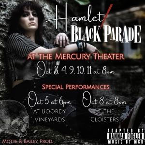 HAMLET / BLACK PARADE Comes to the Mercury Theatre