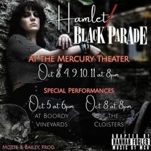 HAMLET / BLACK PARADE Comes to the Mercury Theatre