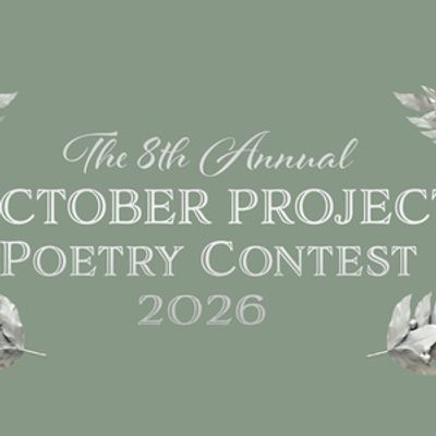 October Project Poetry Contest Returns for 8th Year This April