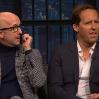 VIDEO: Nat Faxon and Jim Rash Share Awkward Encounters from Filming DOWNHILL on LATE… Video