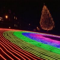 Edinburgh's Christmas Lights Up The Capital To Thank Key Workers