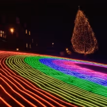 Edinburgh's Christmas Lights Up The Capital To Thank Key Workers