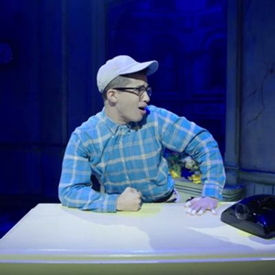 Jordan Fisher Performs 'Feed Me (Git It!)' in LITTLE SHOP OF HORRORS New York